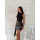 WOMEN'S SHORT SKIRT - BLACK