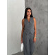 FABRIC VEST IN CLASSIC LINE - DARK GRAY