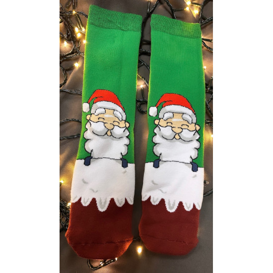 UNISEX CHRISTMAS SOCKS GREEN