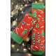 UNISEX CHRISTMAS SOCKS RED