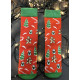 UNISEX CHRISTMAS SOCKS RED