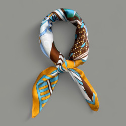 MULTICOLOR SILK SCARF